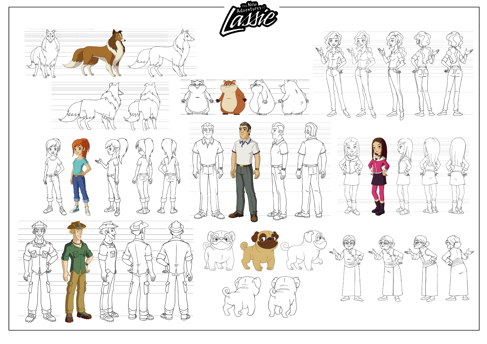 Lassie — Vues de référence