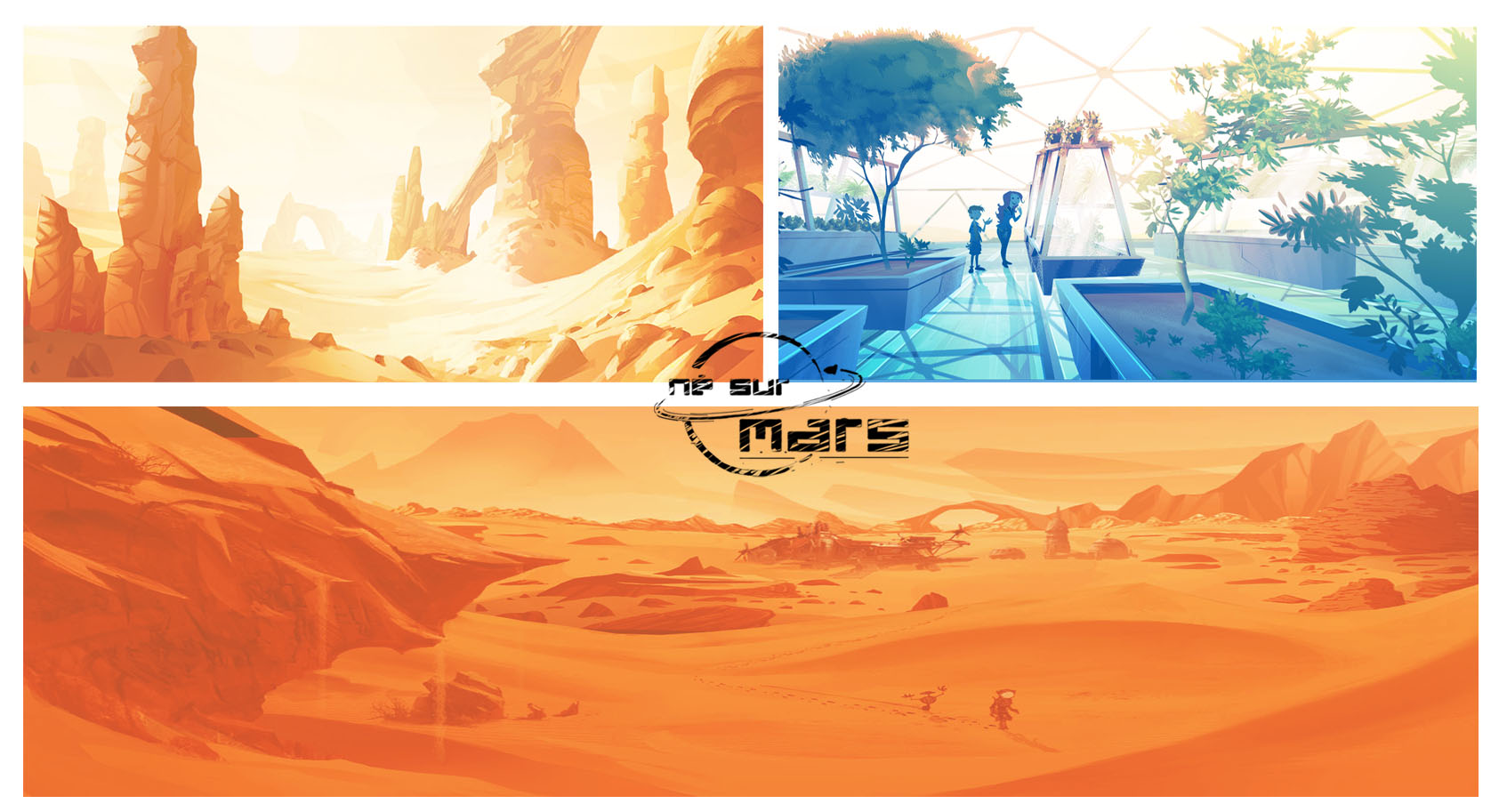 Né sur Mars — Recherches de décors — 3