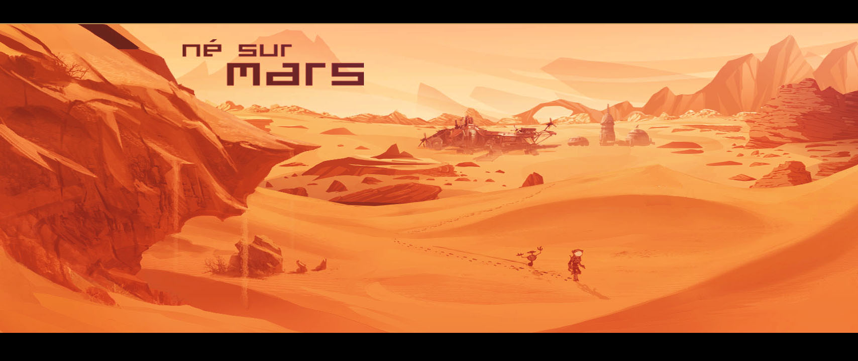 Né sur Mars — Désert martien