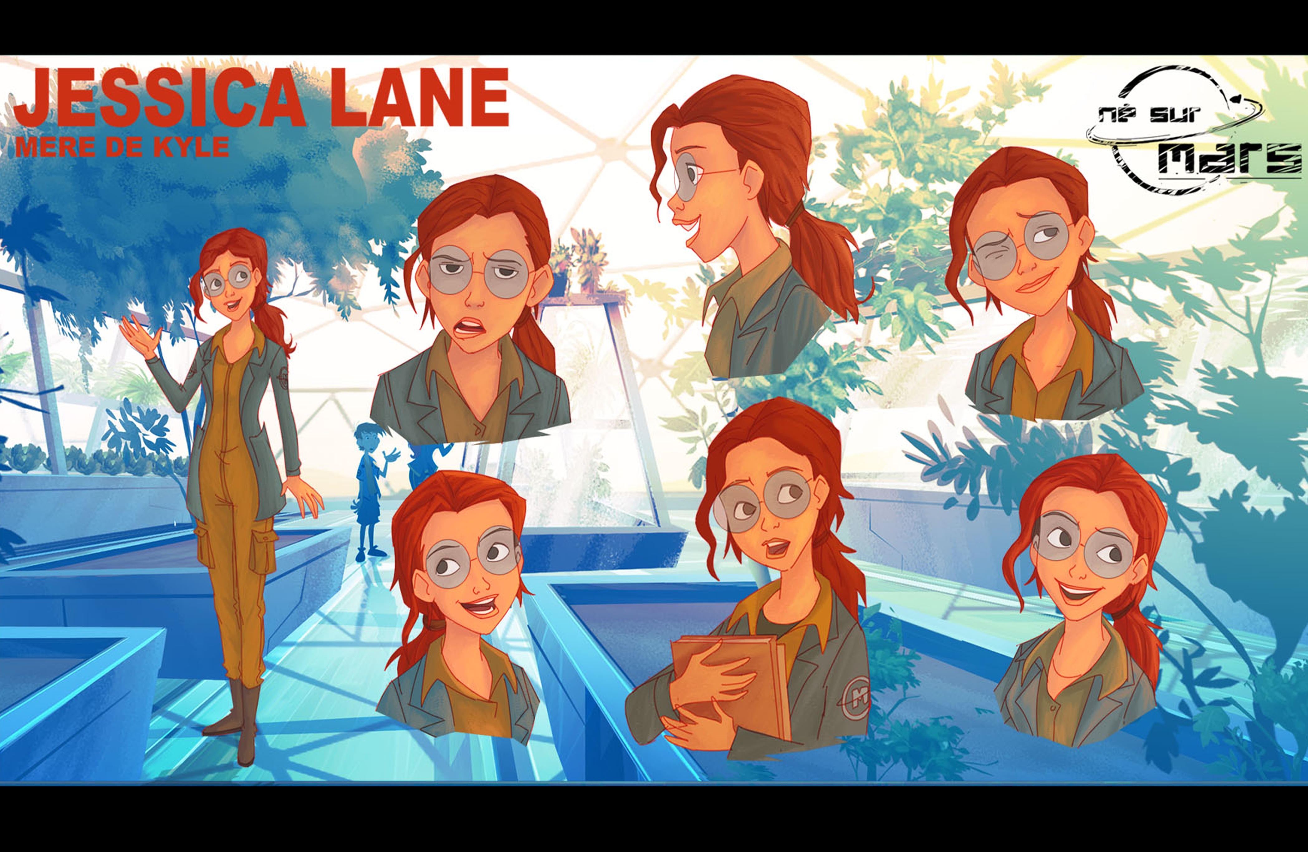 Né sur Mars — Jessica Lane — Expressions