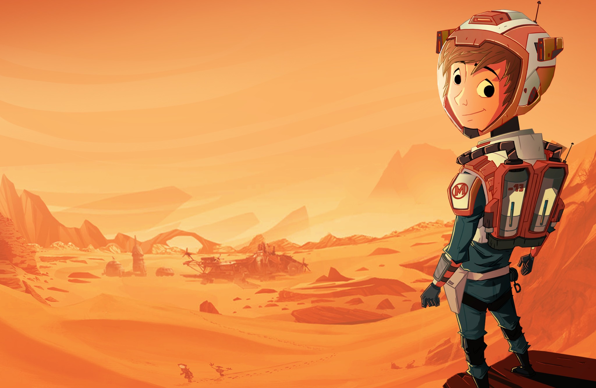 Né sur Mars — Kyle sur Mars
