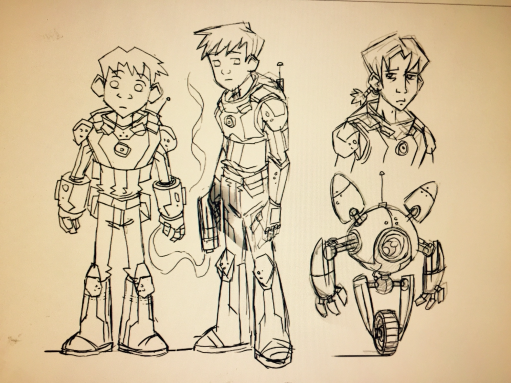 Croquis de personnages