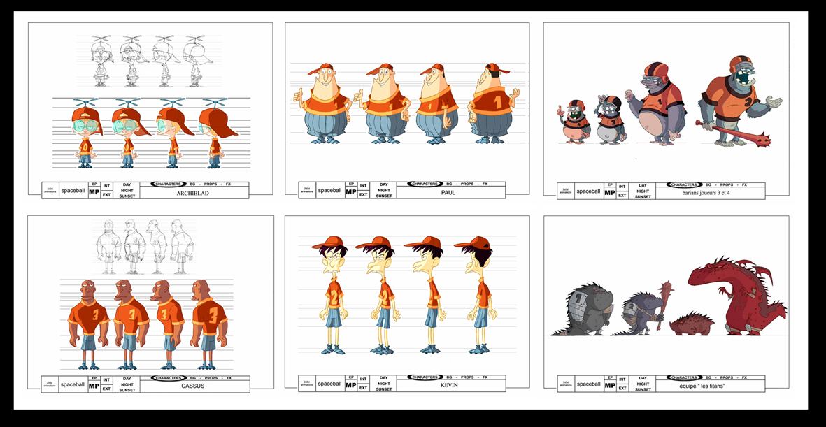 Spaceball — Recherches de personnages